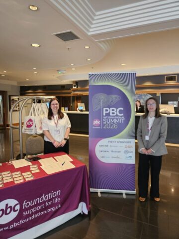 Jo Goodman iz PBC Foundation i Antonija Šimunković, Zaklada za rijetke bolesti jetre